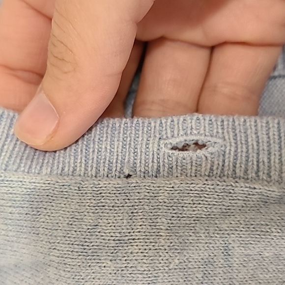 Blue cardigan sweater size medium - Picture 4 of 4